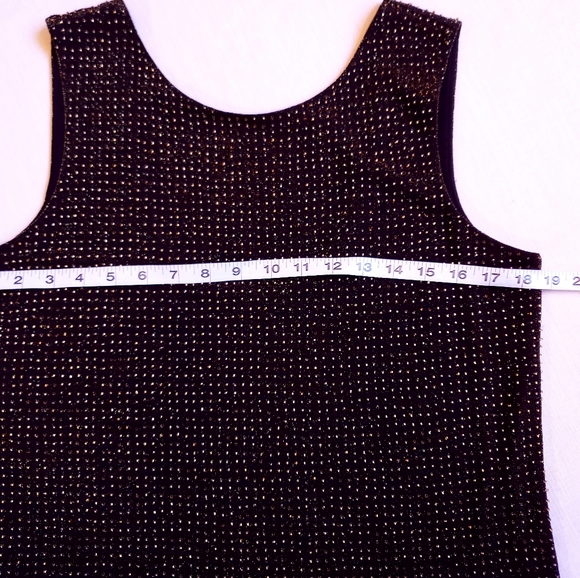 Ann Taylor Shimmer Gold Beaded Tank - Picture 7 of 10